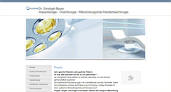 Desktop Screenshot of dr-bauer-werlte.de